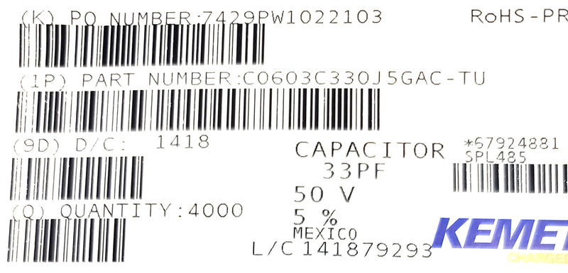C0805C102J5RACTU