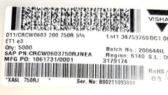 CRCW0603750RJNEA