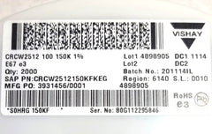 CRCW2512150KFKEG