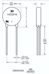 MOV14D391KTR - Spart Electronics